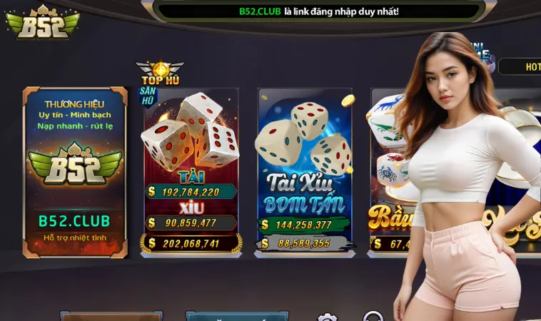 Những game cụ thể nâng tầm vị thế cho B52 Club